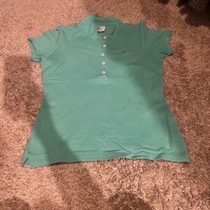 Lacoste Women's Button Down Shirt in Green